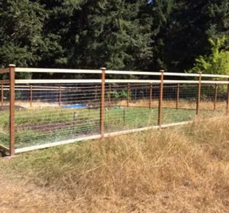 Completed fence project