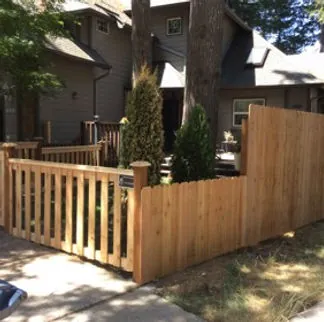 Field fence on rural Oregon property