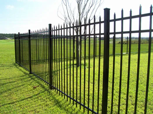 Ornamental iron fence in Eugene, Oregon